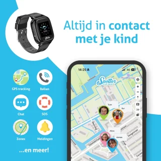 Spotter® GPS Kinderhorloge Explorer 4G Blauw