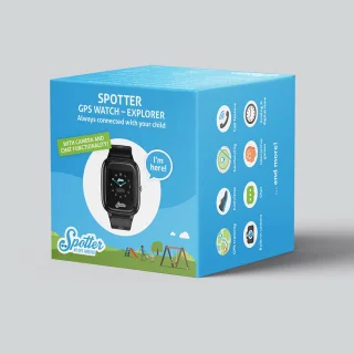 Spotter GPS Kinderhorloge Explorer Zwart 4G