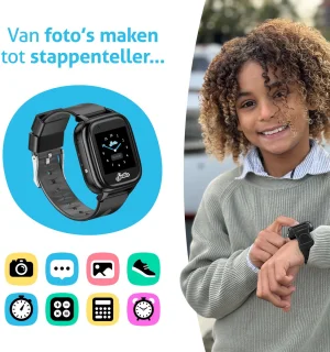 Spotter GPS Kinderhorloge Explorer Zwart 4G