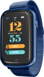 STEPS Metal Blue Smart Horloge