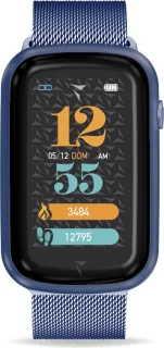 STEPS Metal Blue Smart Horloge