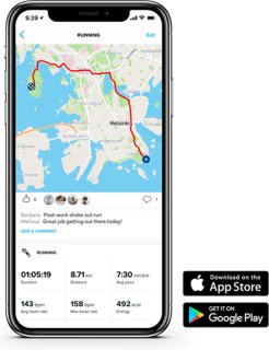 Suunto 9 G1 Baro Multisporthorloge 50mm Black