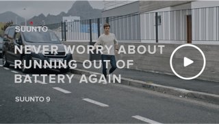 Suunto 9 G1 Baro wit multisporthorloge