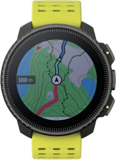 Suunto Vertikal GPS Sporthorloge Zwart Lime 49mm