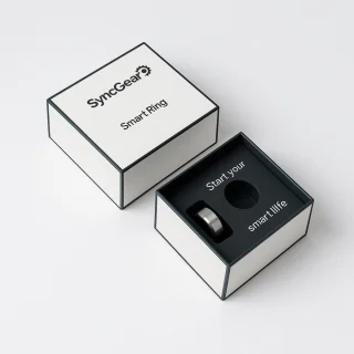 SyncGear Smart Ring Maat 10 Zilver voor Android & iOS