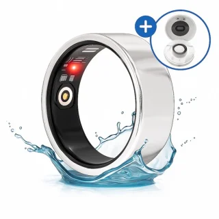 SyncGear Smart Ring Maat 12 (EU 68) - Zilver