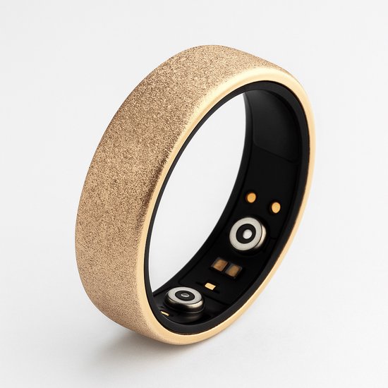 SyncGear Smart Ring Maat 7 Goud - Unisex Slimme Ring Met Oplaadcase
