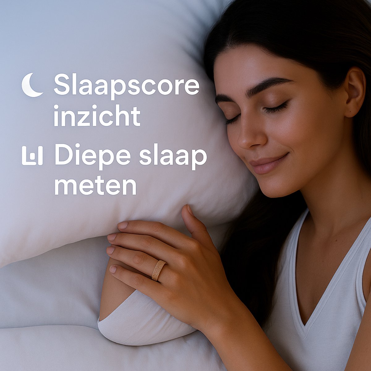 SyncGear Smart Ring Maat 9 Goud - Unisex