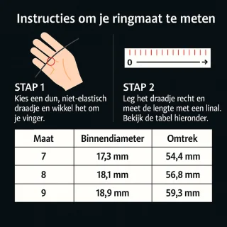 SyncGear Smart Ring Maat 9 Goud - Unisex