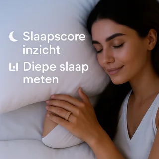 SyncGear Smart Ring - Slimme ring Maat 10, Goud