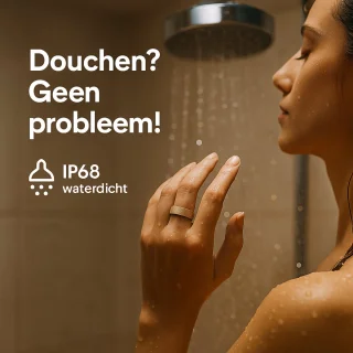 SyncGear Smart Ring - Slimme ring Maat 10, Goud