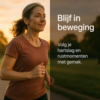 SyncGear Smart Ring - Slimme ring Maat 10, Goud