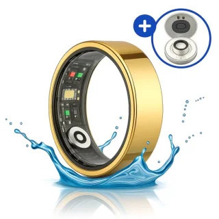 SyncGear Smart Ring - Slimme Ring Maat 13 (EU 68) Goud