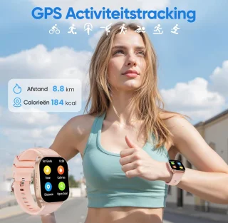 Synyq Axis GPS Smartwatch Rose