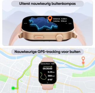 Synyq Axis GPS Smartwatch Rose