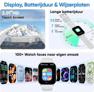 Synyq Axis GPS Smartwatch Zilver