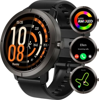 Synyq Evo Pro GPS Smartwatch Zwart