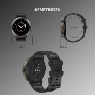 Synyq Evo Pro GPS Smartwatch Zwart