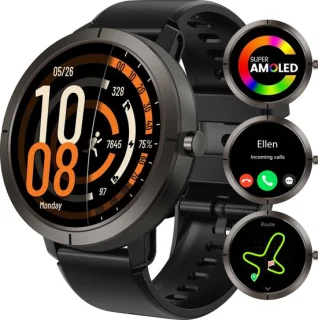 Synyq Evo Pro GPS Smartwatch Zwart