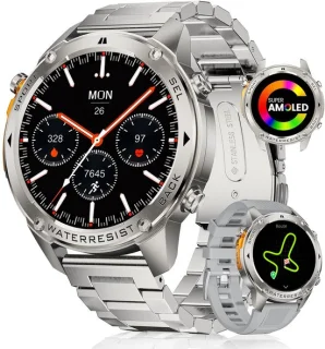 Synyq GPS Pro Smartwatch Heren 1,43 inch AMOLED