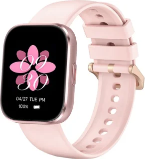 Sytifro smartwatch dames & heren roségoud