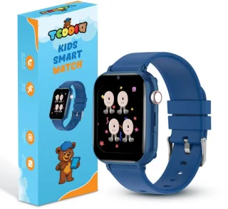 TeddiQ 4G kinder smartwatch blauw