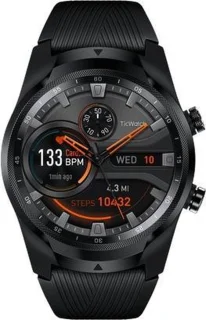 TicWatch Pro 4G/LTE Smartwatch Zwart GPS
