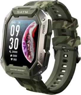 Tijdspeeltgeenrol Army smartwatch Groen/Cameo