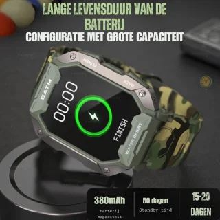 Tijdspeeltgeenrol Army smartwatch Groen/Cameo