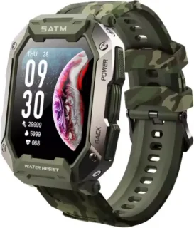 Tijdspeeltgeenrol Army smartwatch Groen/Cameo