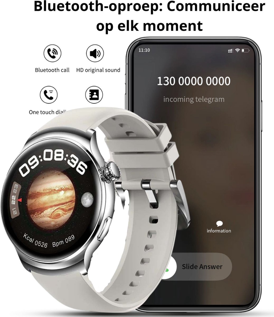 Tijdspeeltgeenrol F68 Smartwatch Zwart
