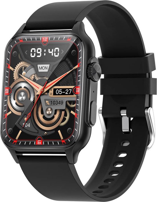 Tijdspeeltgeenrol N80 Smartwatch Zwart 1,57 inch