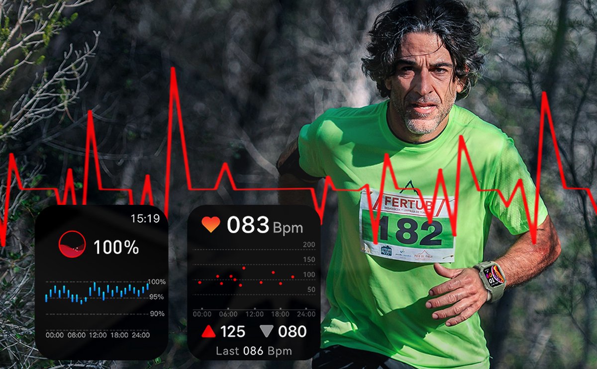 Tijdspeeltgeenrol PG Smartwatch Groen