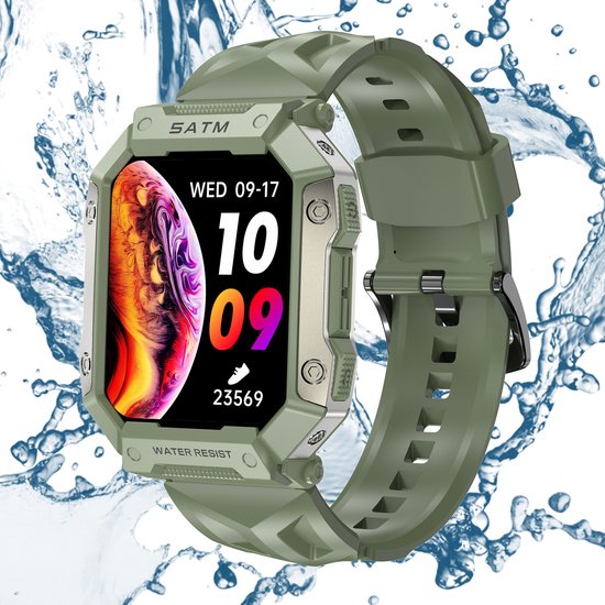 Tijdspeeltgeenrol PG Smartwatch Groen
