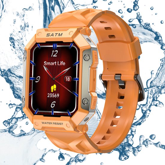 Tijdspeeltgeenrol PG Smartwatch Oranje