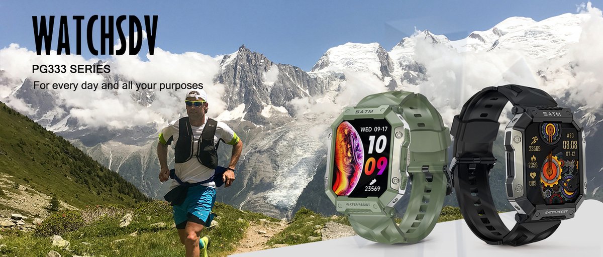 Tijdspeeltgeenrol PG Smartwatch Zwart