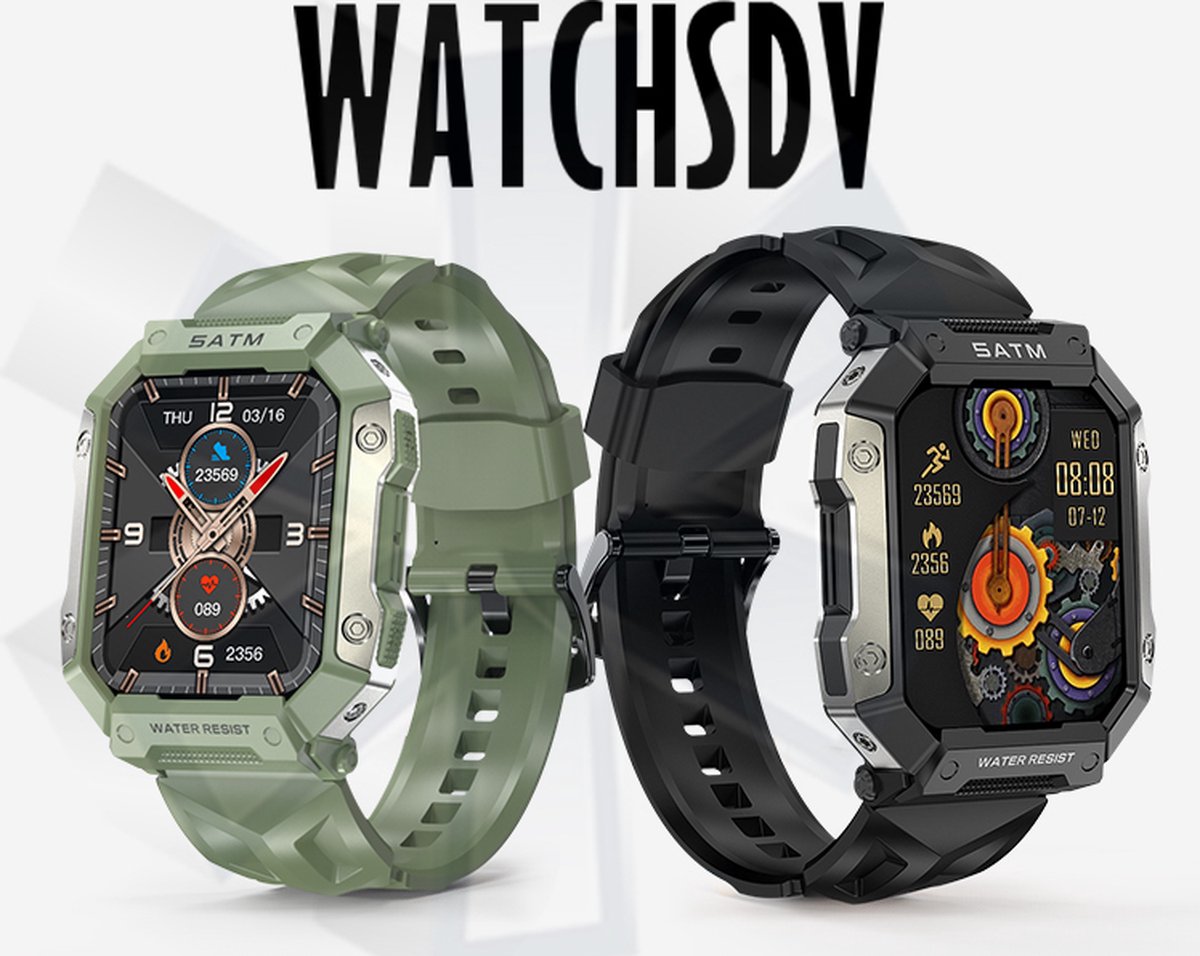 Tijdspeeltgeenrol PG Smartwatch Zwart