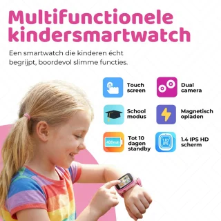 TinyPlay Smartwatch Kinderhorloge - Roze