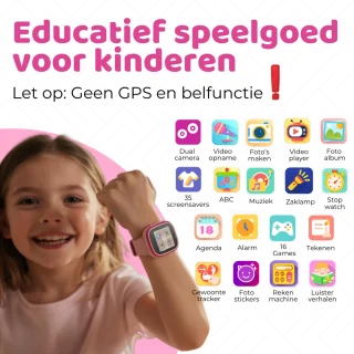 TinyPlay Smartwatch Kinderhorloge - Roze