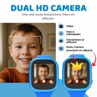 TinyPlay Smartwatch voor kinderen - Blauw
