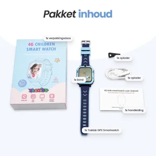 Trakidz Smartwatch Kinderhorloge Blauw