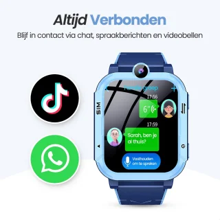Trakidz Smartwatch Kinderhorloge Blauw