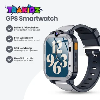 Trakidz Smartwatch Kinderhorloge Grijs