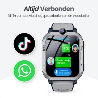 Trakidz Smartwatch Kinderhorloge Grijs