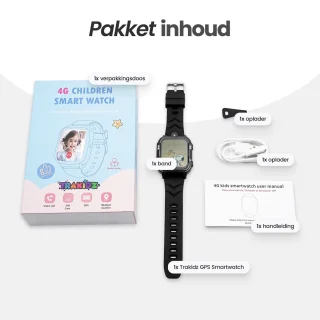 Trakidz Smartwatch Kinderhorloge Zwart