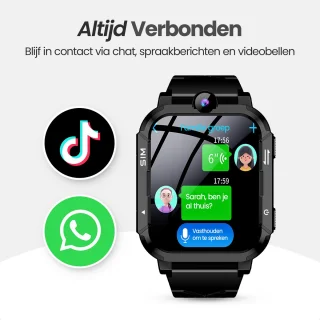 Trakidz Smartwatch Kinderhorloge Zwart