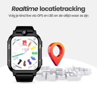 Trakidz Smartwatch Kinderhorloge Zwart