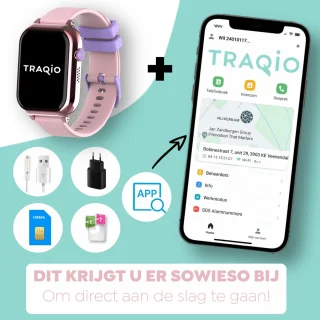 Traqio TRQ10 kinderhorloge Roze