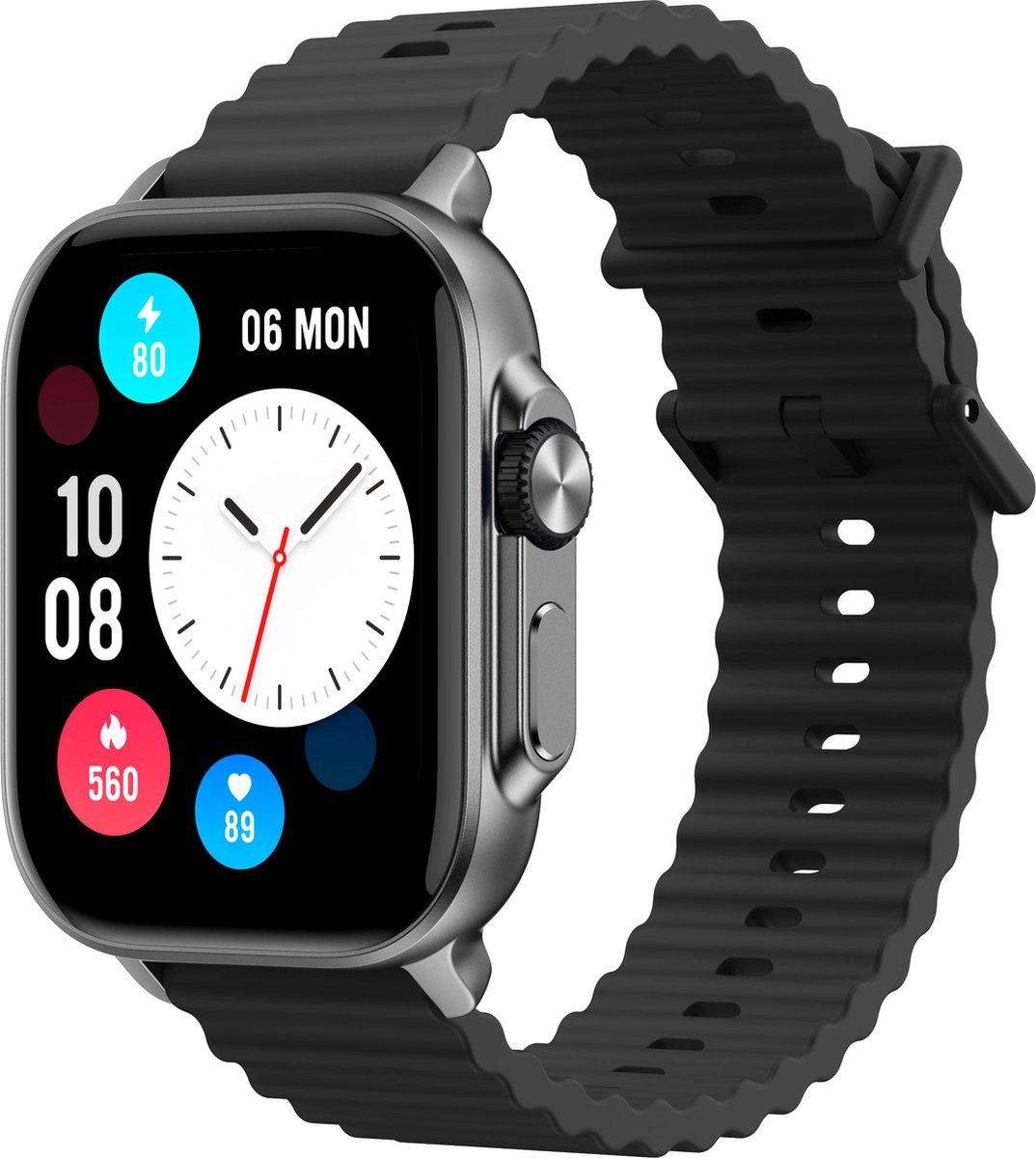 De Trends S3 ULTRA Smartwatch Zwart in één oogopslag
