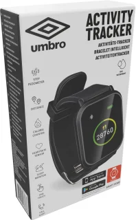 Umbro Smartwatch Activity Tracker Zwart